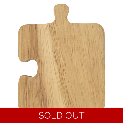 Wooden Puzzle Piece Coaster